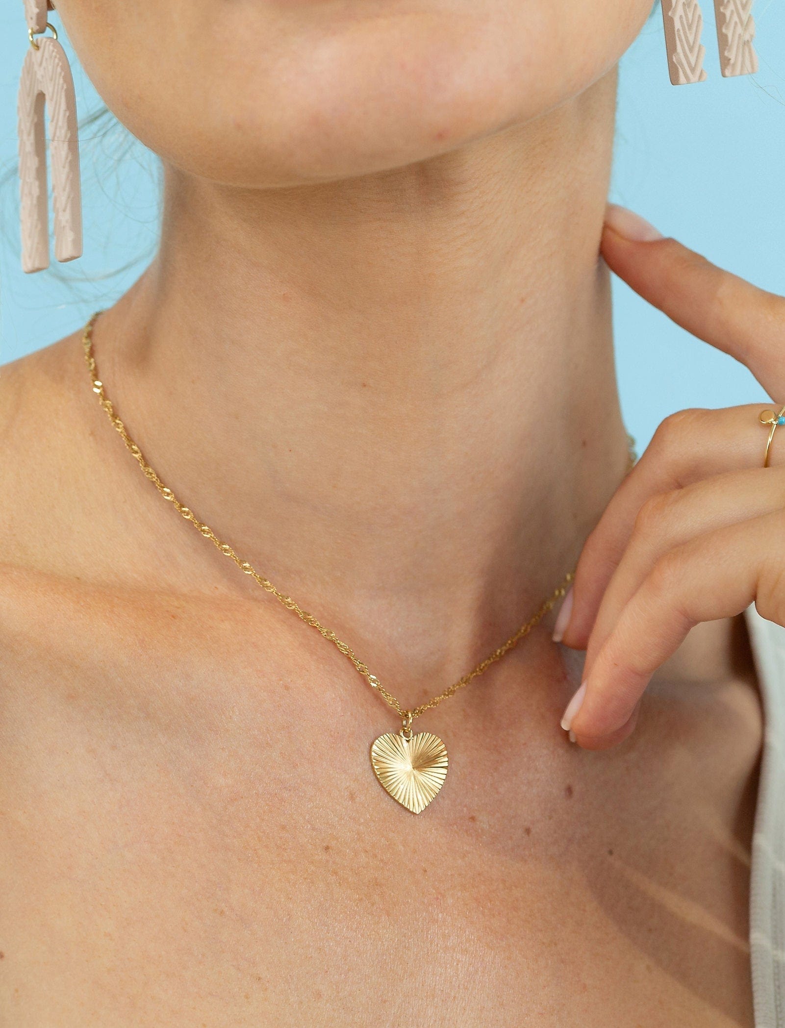 Dear on sale heart necklace